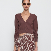 Linen Open Knit Cardigan