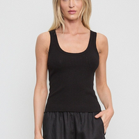 Military Rib Crop Tank