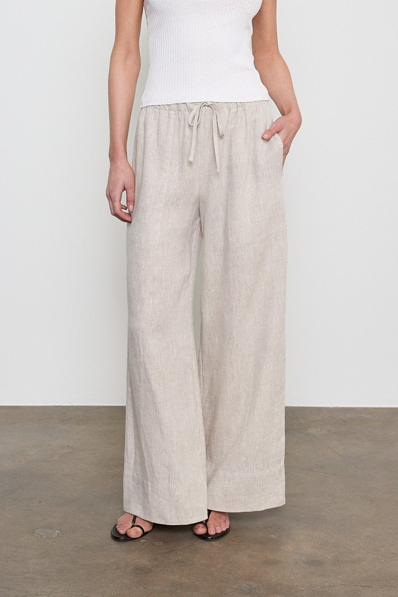 Linen Cropped Summer Pant