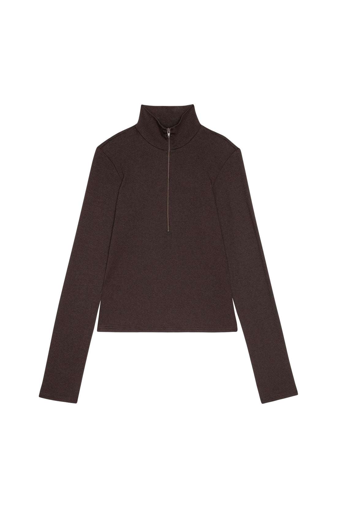 The Baby Rib Zip-Up Espresso