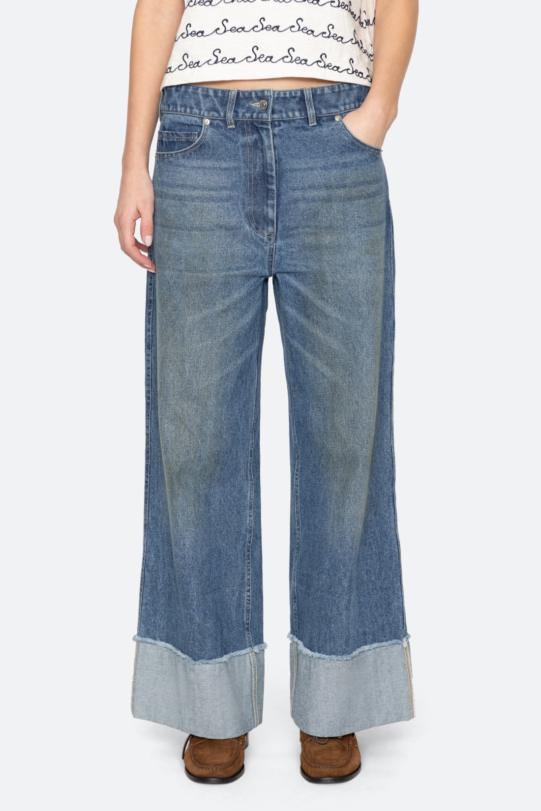 Zayna Cuffed Jeans