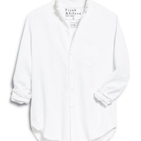Eileen Ruffle Button Up