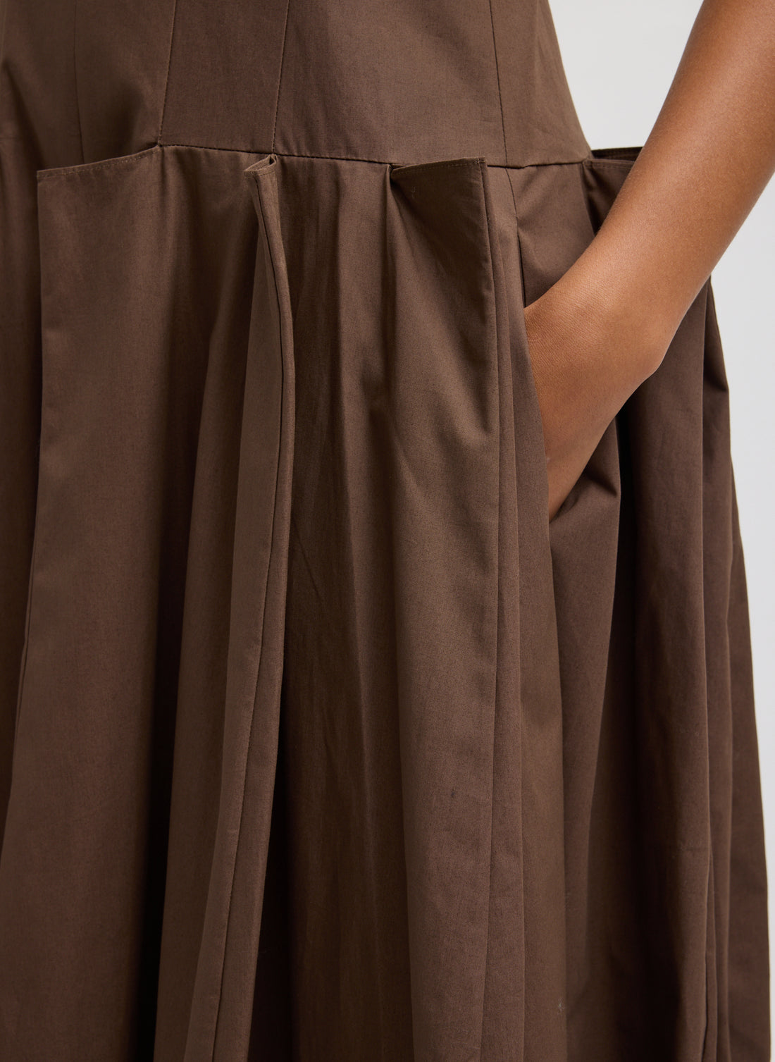 Pinched Pleat Dress