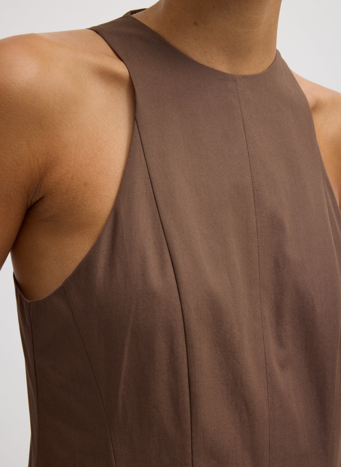 Pinched Pleat Dress
