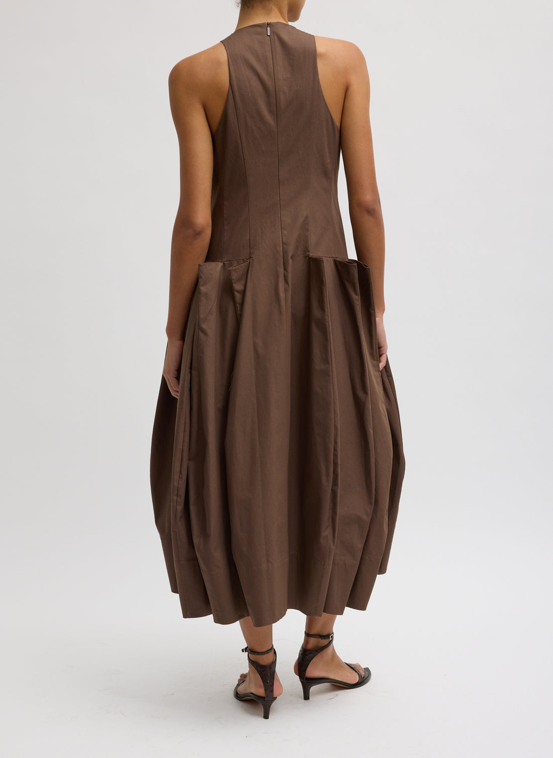 Pinched Pleat Dress