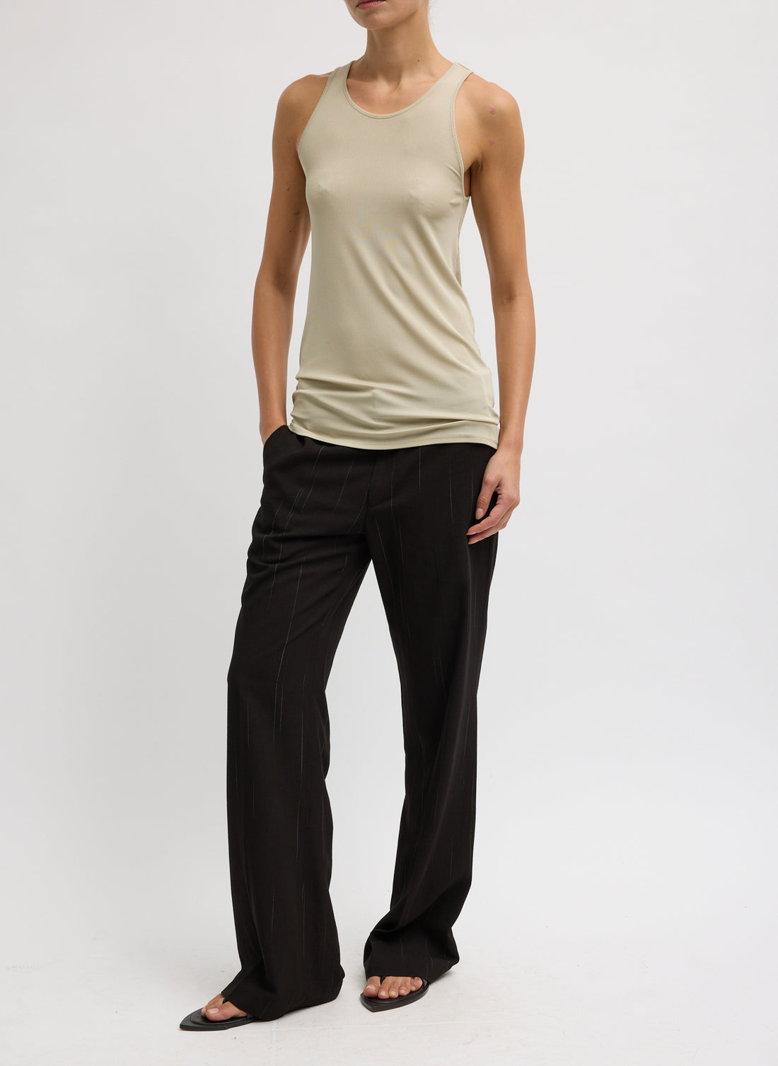 Stretch Luxe Rib Tank Top