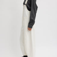White Denim Jumpsuit