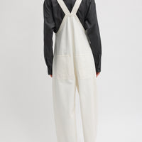 White Denim Jumpsuit