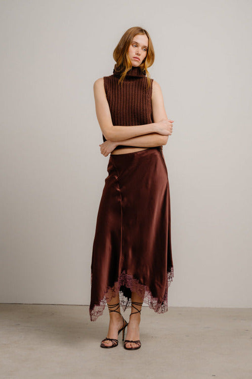Saige Cropped Turtleneck
