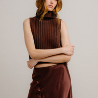 Saige Cropped Turtleneck