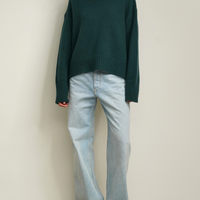 Scarlett Mock Neck Drop Shoulder