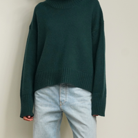 Scarlett Mock Neck Drop Shoulder