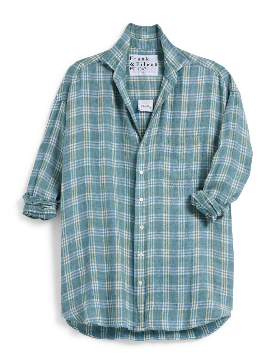 Shirley Green Plaid Button Up