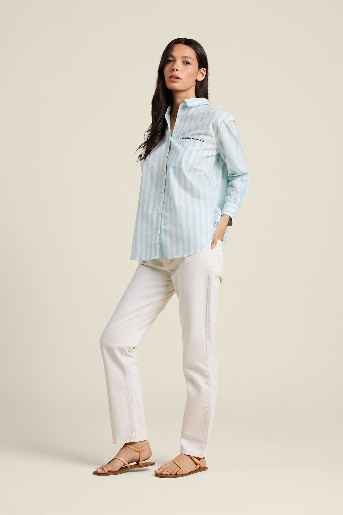 Gracie Short Isla Stripe