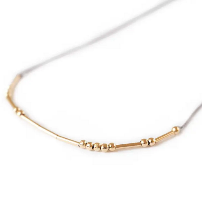 Morse Code Mother Necklace