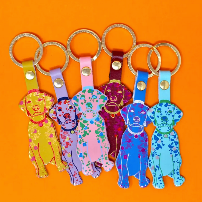 Spotty Dog Key Chain