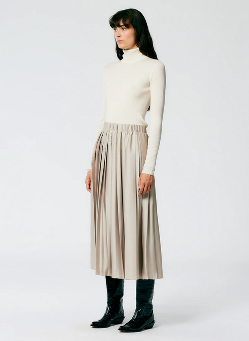 Feather Weight Pleated Skirt
