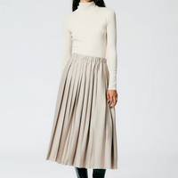 Feather Weight Pleated Skirt