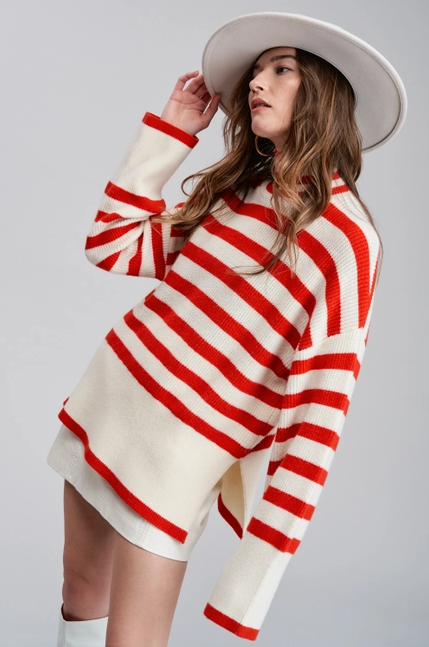 Andorra Stripe Sweater