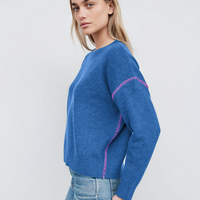 Stitch Contrast Sweater