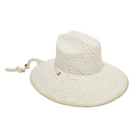 White Wash Checkered Hat