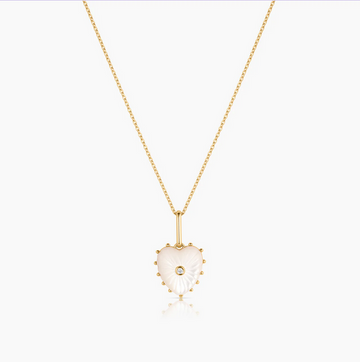 Isabel MOP Heart Necklace