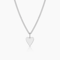 Amaya Heart Curb Necklace