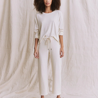 The Wide Leg Cropped Sweatpant