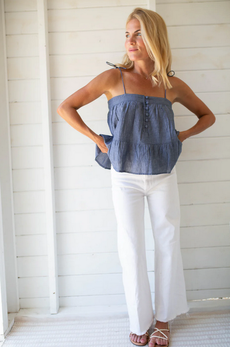 Jenna Chambray Tank