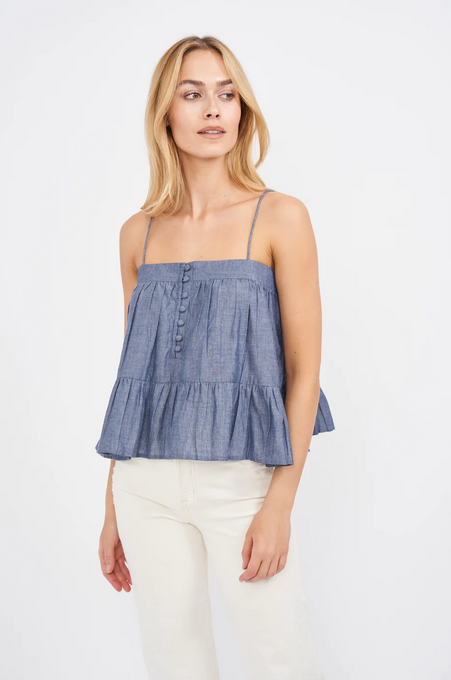 Jenna Chambray Tank