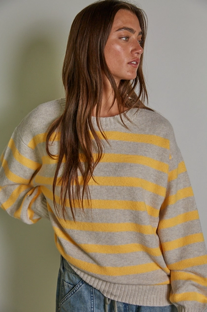 Oversized Striped Sweater