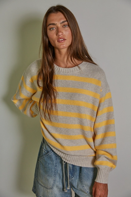 Oversized Striped Sweater