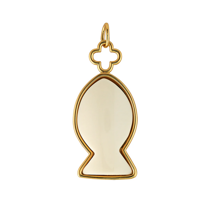 Ivory Fish Pendant