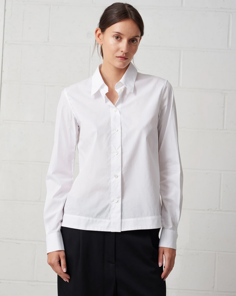 Cropped Collared Shirt