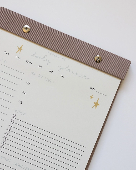 Daily Planner Notepad