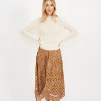 Pointelle Sweater