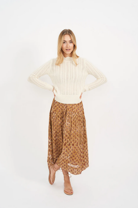 Pointelle Sweater