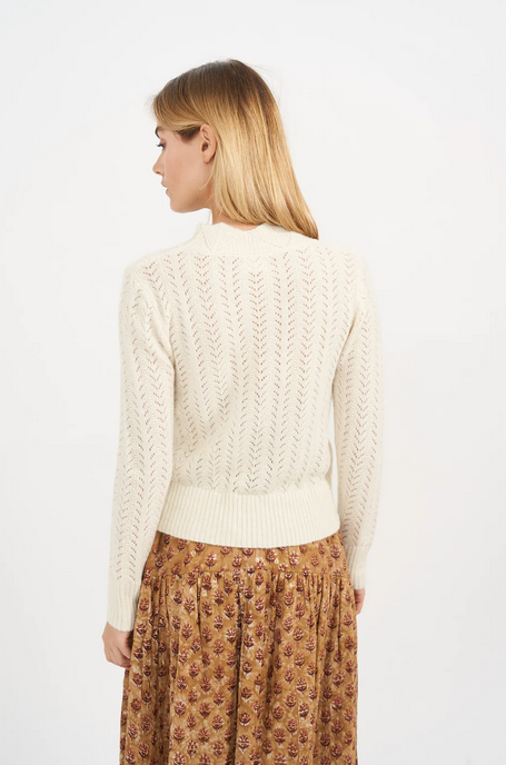 Pointelle Sweater