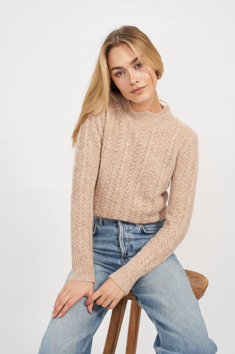 Pointelle Sweater