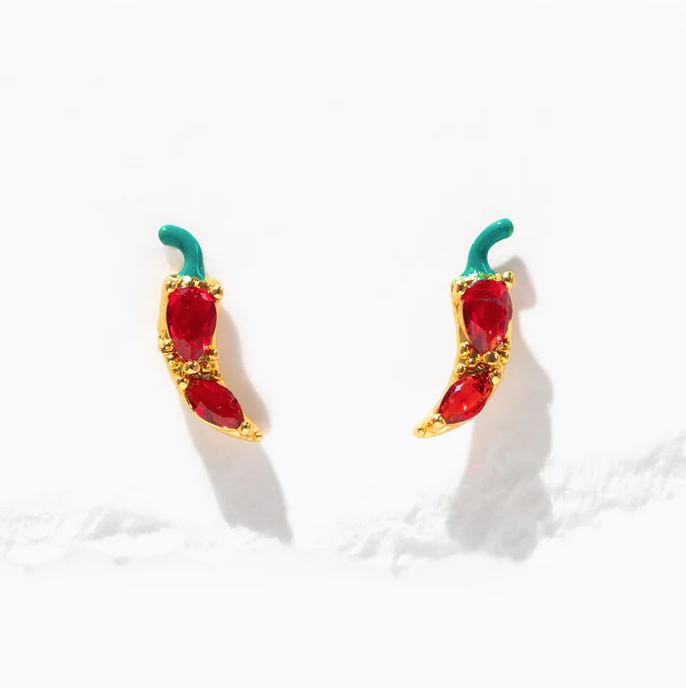 Red Hot Chili Pepper Studs