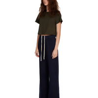 Daria Crop Jersey Tee