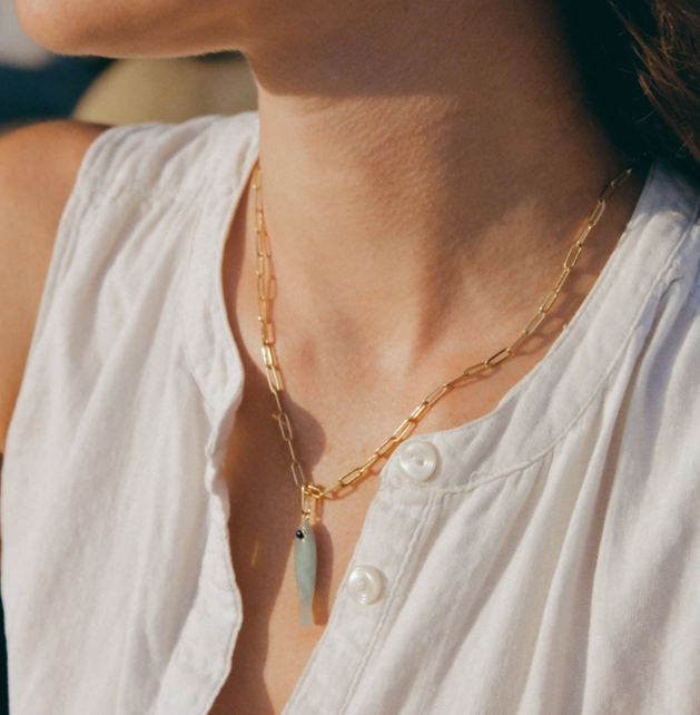 Fortuna Amazonite Charm