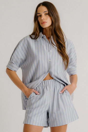 Gisele Striped Button Down