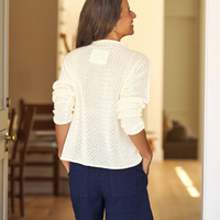 Monterey Pointelle Sweater