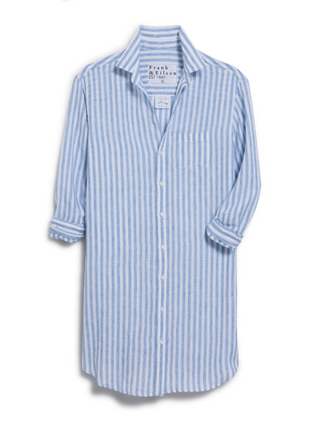 Mary Linen Stripe Dress