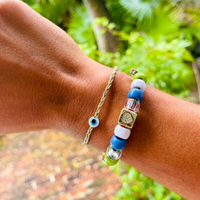 Liberty Gold Heart Charm Bracelet