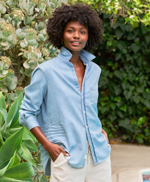 Eileen Denim Button Up