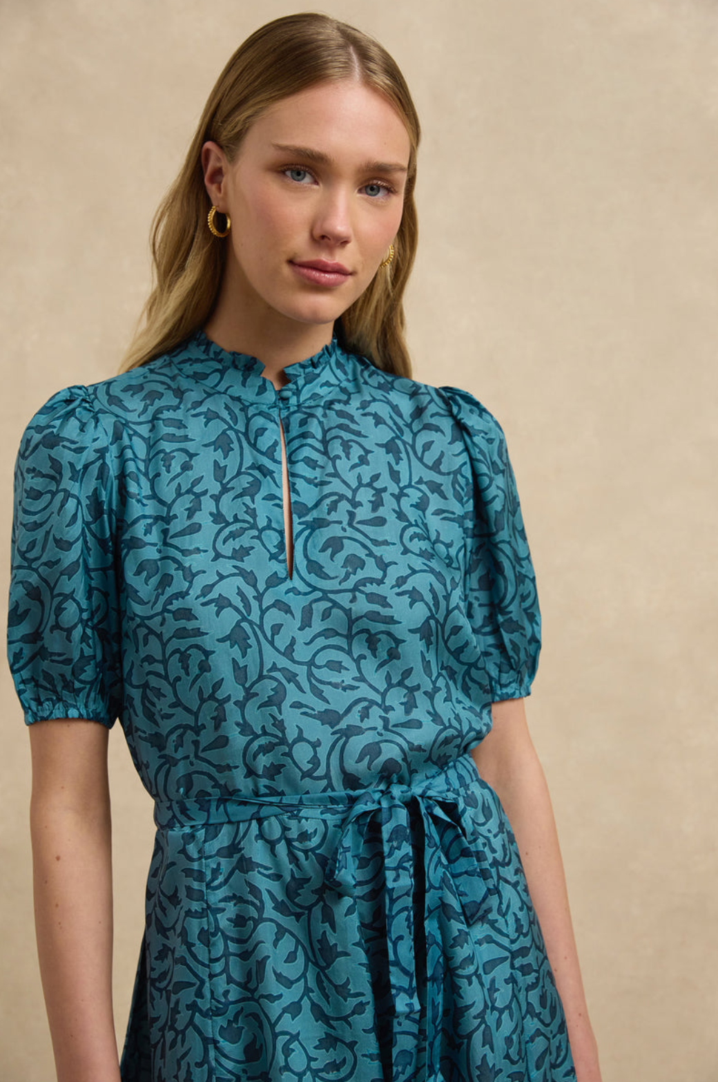 Gaia Indigo Dress