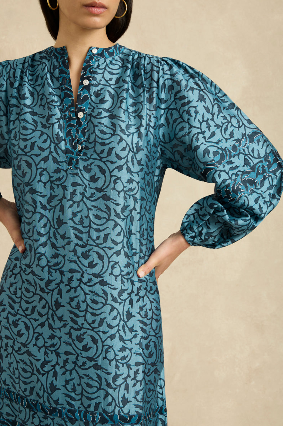 Viviana Indigo Dress