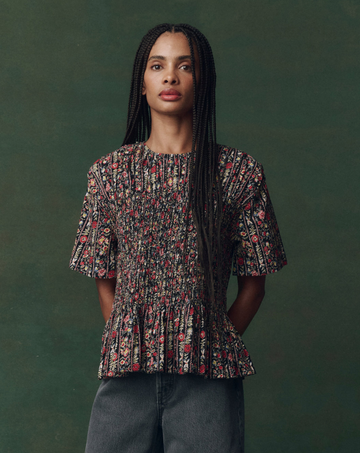 The Smocked Flounce Top